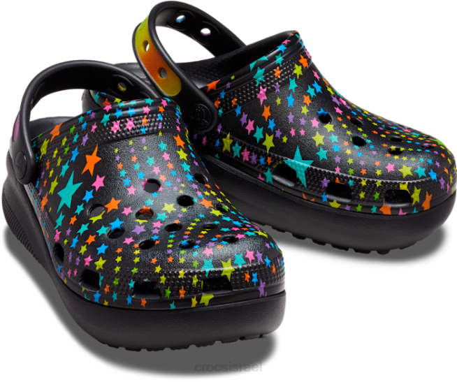 נעליים il Crocs ילדים חמוד קראש מסיבת ריקודים דיסקו שחור/רב 2DZ4371