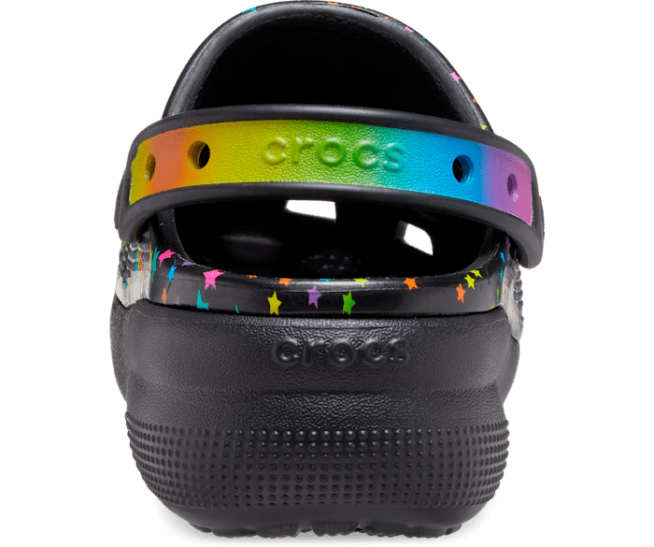 נעליים il Crocs ילדים חמוד קראש מסיבת ריקודים דיסקו שחור/רב 2DZ4371