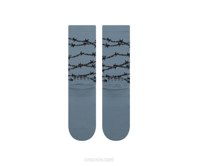 גרביים il Crocs לִשְׁנֵי הַמִינִים צוות תיל גרביים כחול/שחור האגאי 2DZ4381