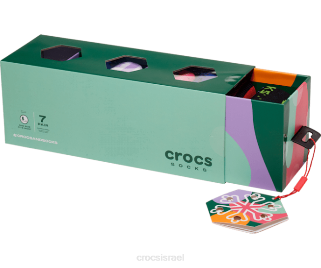 גרביים il Crocs לִשְׁנֵי הַמִינִים סט מתנה לחג גרביים רַב 2DZ4400