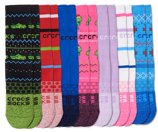 גרביים il Crocs לִשְׁנֵי הַמִינִים סט מתנה לחג גרביים רַב 2DZ4400