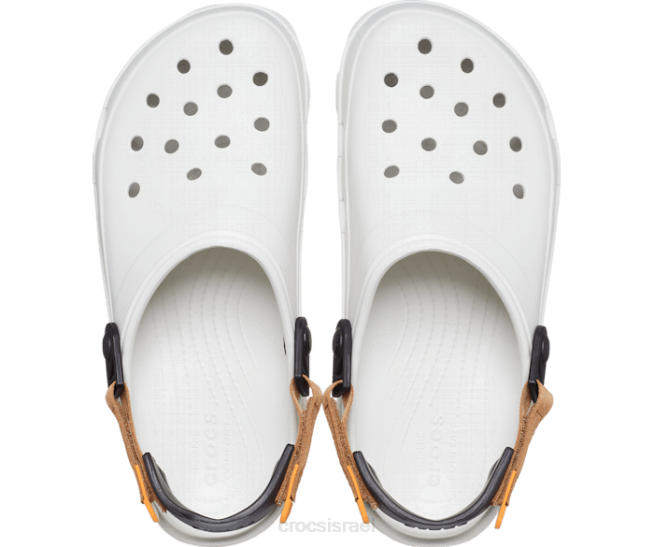 נעליים il Crocs גברים סתימה לכל השטח לבן/רב 2DZ4421