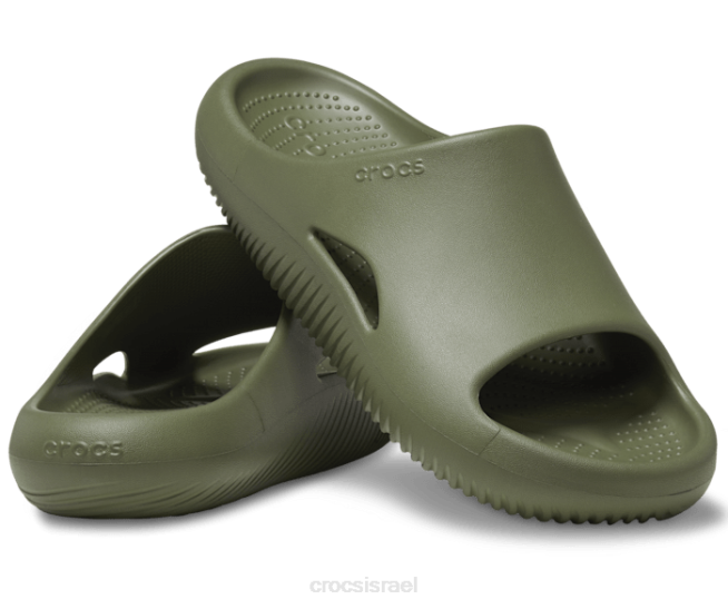 נעליים il Crocs גברים מגלשה נימוחה צבא ירוק 2DZ4432