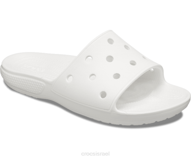 נעליים il Crocs גברים מגלשה קלאסית לבן 2DZ4439
