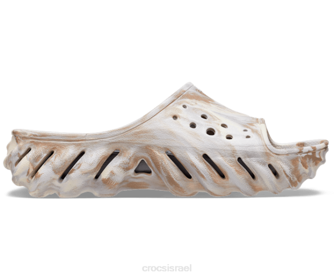 נעליים il Crocs גברים מגלשה משוישת הד עצם/רב 2DZ4463