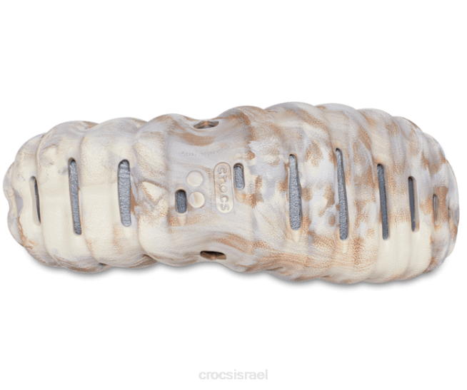 נעליים il Crocs גברים מגלשה משוישת הד עצם/רב 2DZ4463