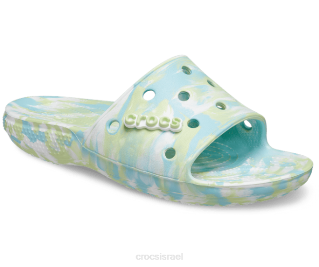 נעליים il Crocs גברים מגלשה קלאסית משיש מים טהורים/מולטי 2DZ4465