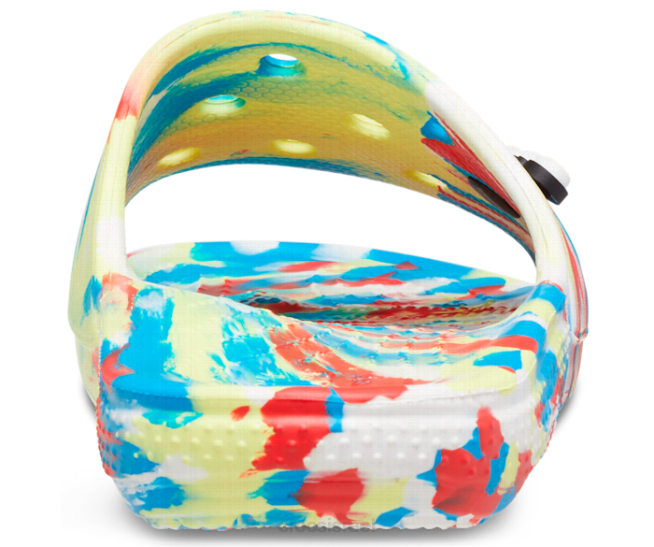 נעליים il Crocs גברים מגלשה קלאסית משיש גופרית/רב 2DZ4466