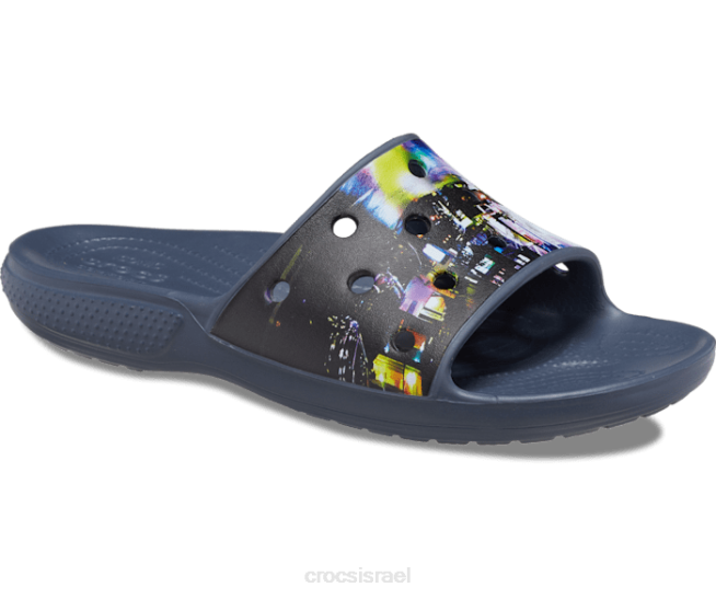 נעליים il Crocs גברים שקופית מטא סקייפ קלאסית שחור/רב 2DZ4468