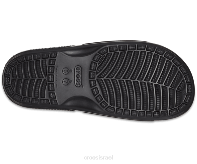 נעליים il Crocs גברים שקופית היפר-אמיתית קלאסית אדום שחור 2DZ4469