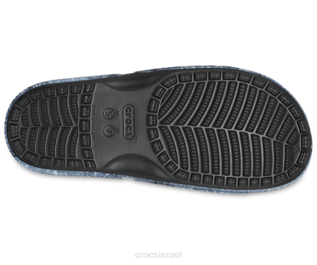 נעליים il Crocs גברים שקופית היפר-אמיתית קלאסית רב/שחור 2DZ4470