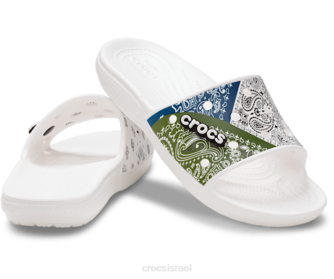 נעליים il Crocs גברים מגלשת בנדנה קלאסית רַב 2DZ4472