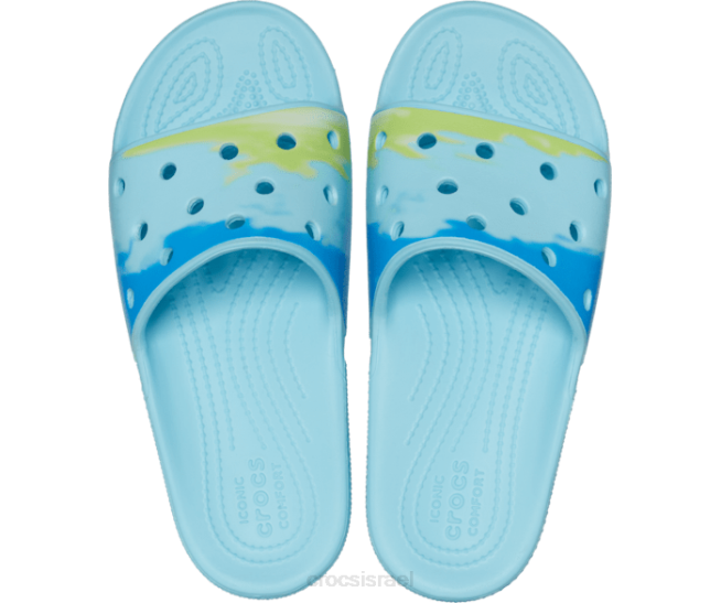 נעליים il Crocs גברים מגלשת אומברה קלאסית ארקטי/רב 2DZ4473