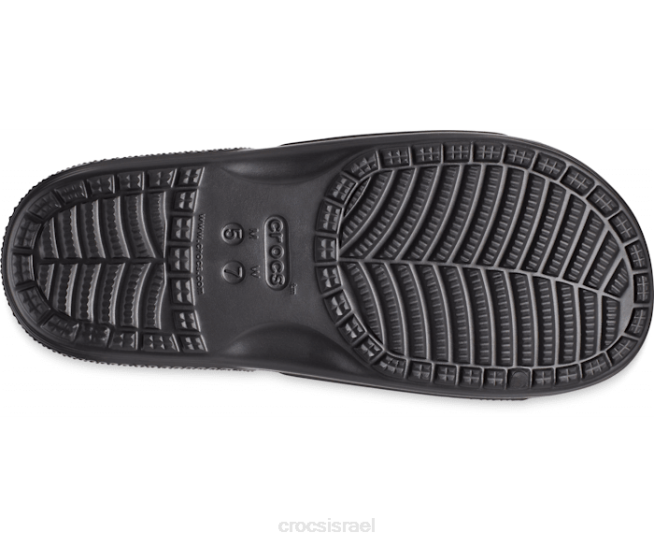 נעליים il Crocs גברים שקופית פרווה קלאסית שָׁחוֹר 2DZ4475