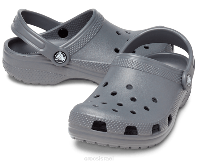 נעליים il Crocs ילדים סתימה קלאסית אפור צפחה 2DZ4477