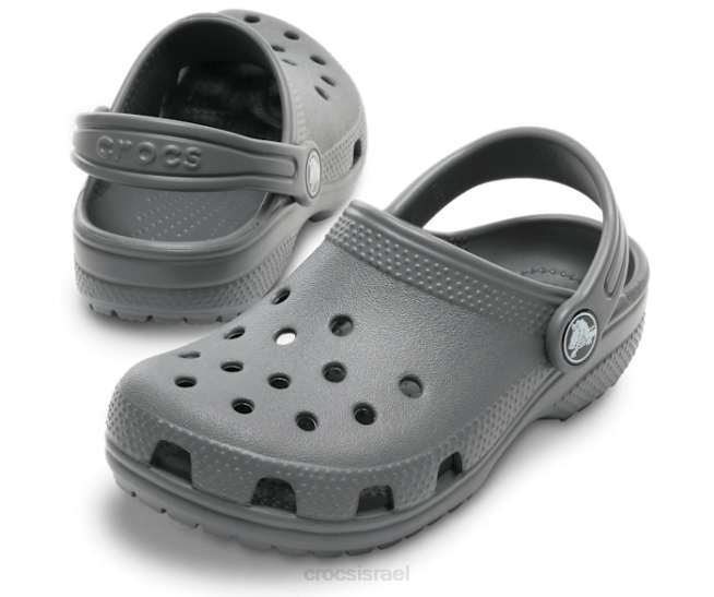נעליים il Crocs ילדים סתימה קלאסית אפור צפחה 2DZ4496