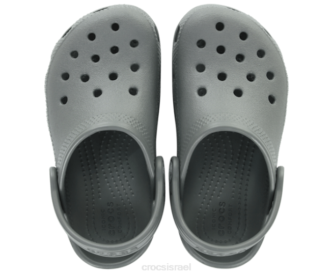 נעליים il Crocs ילדים סתימה קלאסית אפור צפחה 2DZ4496