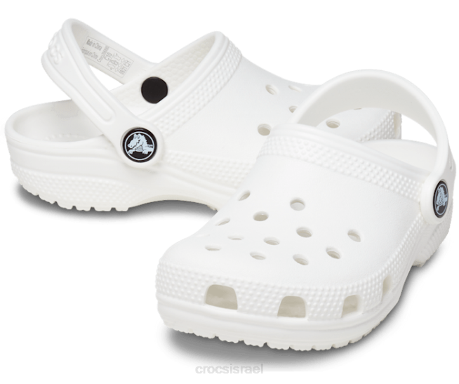 נעליים il Crocs ילדים סתימה קלאסית לבן 2DZ4497