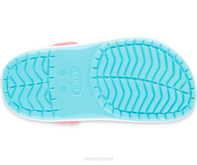 נעליים il Crocs ילדים סתימת רצועה קרח כחול/לבן 2DZ4527