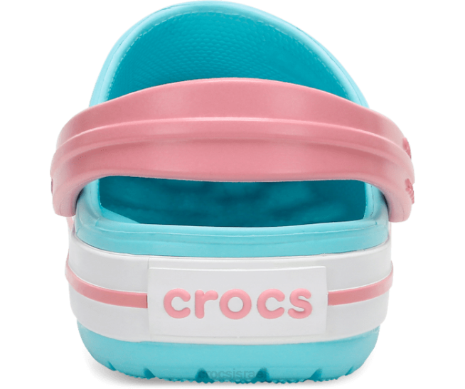 נעליים il Crocs ילדים סתימת רצועה קרח כחול/לבן 2DZ4527