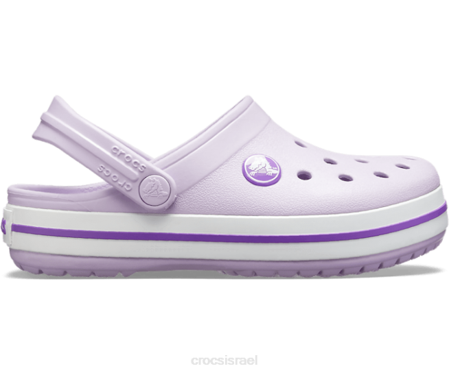 נעליים il Crocs ילדים סתימת רצועה סגול לבנדר/ניאון 2DZ4528