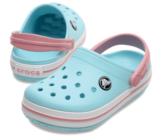 נעליים il Crocs ילדים סתימת רצועה קרח כחול/לבן 2DZ4547