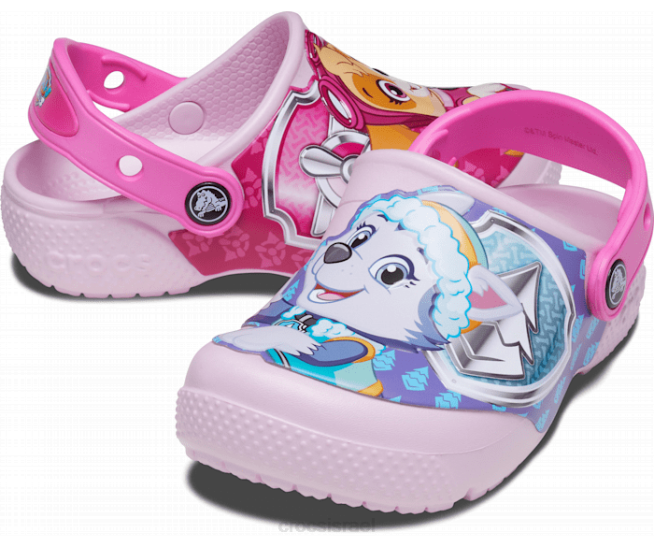 נעליים il Crocs ילדים כיף מעבדה כפות סיור תיקון סתימה ורוד בלרינה 2DZ4552