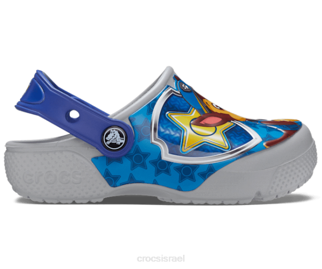 נעליים il Crocs ילדים כיף מעבדה כפות סיור תיקון סתימה אפור בהיר 2DZ4553