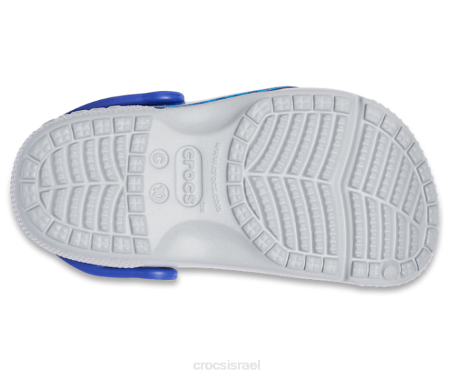 נעליים il Crocs ילדים כיף מעבדה כפות סיור תיקון סתימה אפור בהיר 2DZ4553