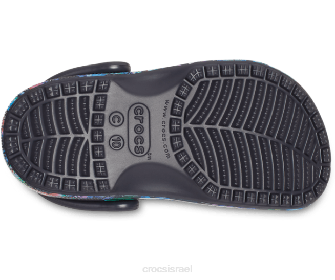 נעליים il Crocs ילדים קבק דינו קלאסי חיל הים/מולטי עמוק 2DZ4577