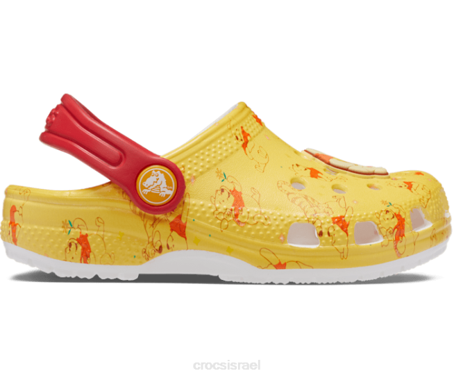 נעליים il Crocs ילדים קבקב פו הדב הקלאסי לבן/רב 2DZ4578