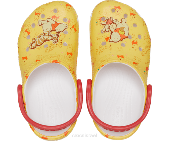 נעליים il Crocs ילדים קבקב פו הדב הקלאסי לבן/רב 2DZ4578