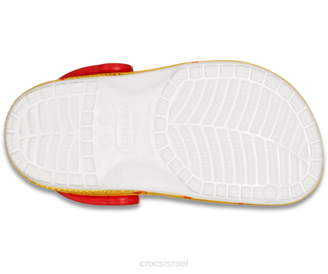 נעליים il Crocs ילדים קבקב פו הדב הקלאסי לבן/רב 2DZ4578