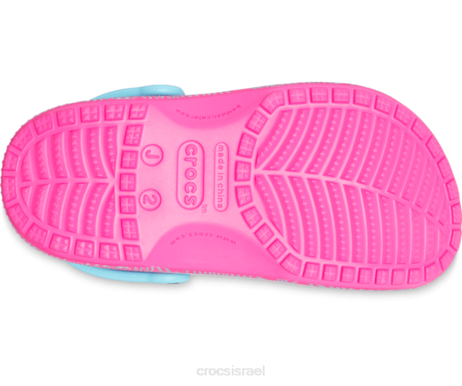 נעליים il Crocs ילדים סתימה טופוגרפית קלאסית מיץ/מולטי 2DZ4579