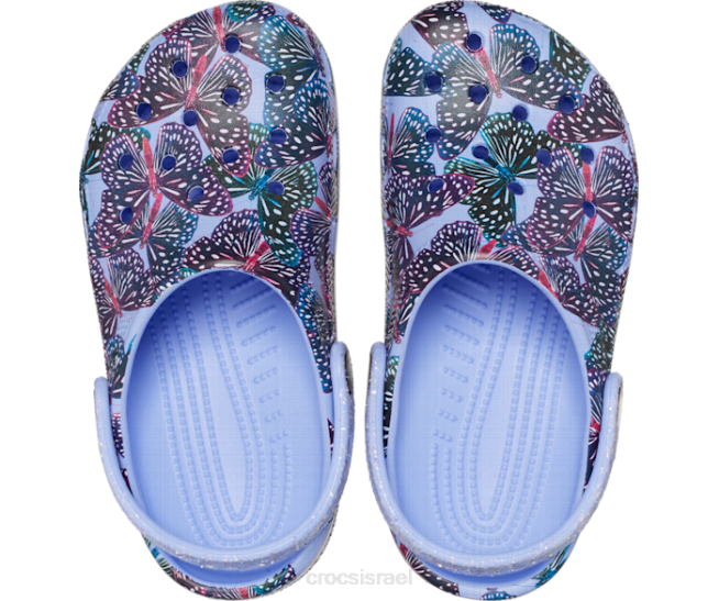 נעליים il Crocs ילדים קבק פרפר קלאסי ג'לי ירח/מולטי 2DZ4580