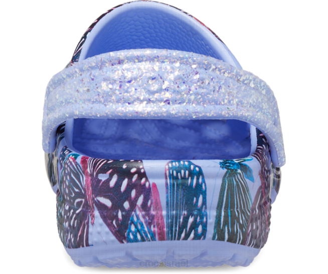 נעליים il Crocs ילדים קבק פרפר קלאסי ג'לי ירח/מולטי 2DZ4580
