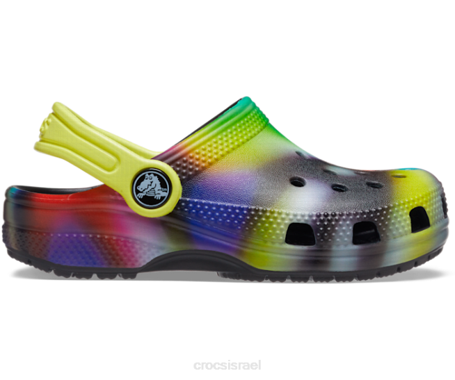 נעליים il Crocs ילדים סתימה סולרית קלאסית שחור/רב 2DZ4585