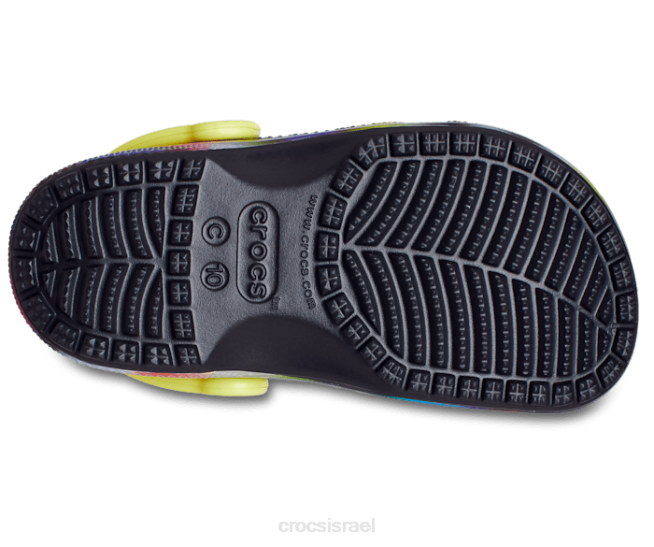 נעליים il Crocs ילדים סתימה סולרית קלאסית שחור/רב 2DZ4585