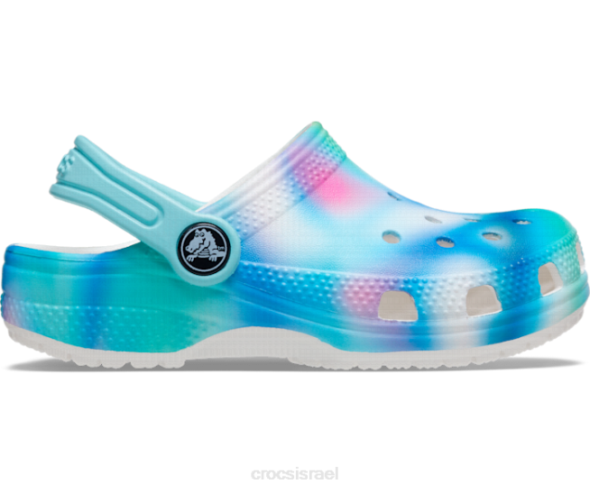 נעליים il Crocs ילדים סתימה סולרית קלאסית לבן/רב 2DZ4586