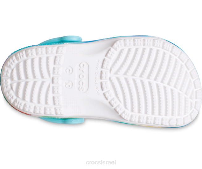 נעליים il Crocs ילדים סתימה סולרית קלאסית לבן/רב 2DZ4586