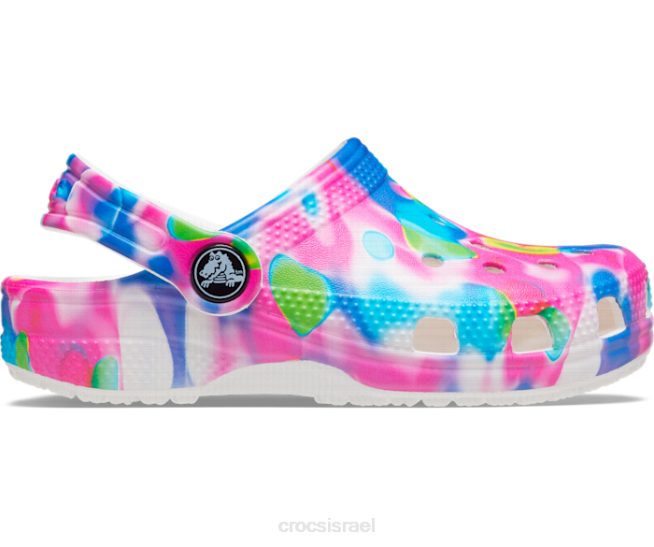 נעליים il Crocs ילדים סתימה סולרית קלאסית ורוד/לבן 2DZ4588