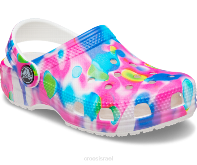 נעליים il Crocs ילדים סתימה סולרית קלאסית ורוד/לבן 2DZ4588
