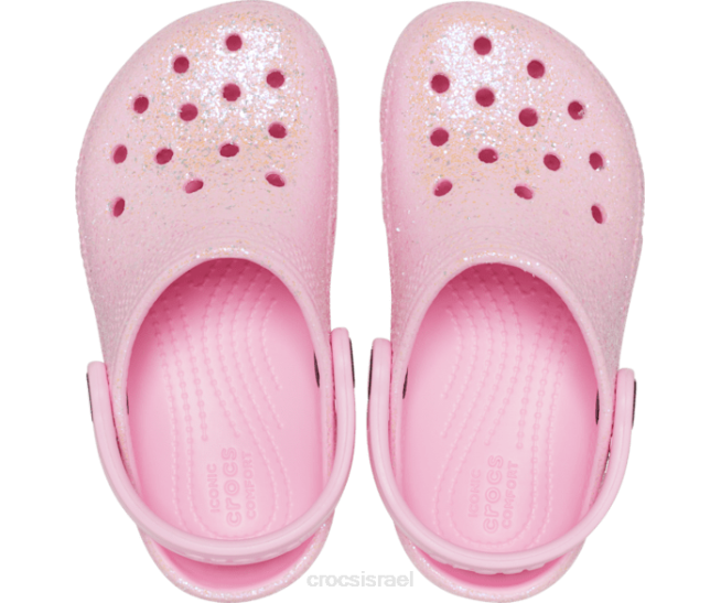 נעליים il Crocs ילדים גוש נצנצים קלאסי פלָמִינגוֹ 2DZ4593