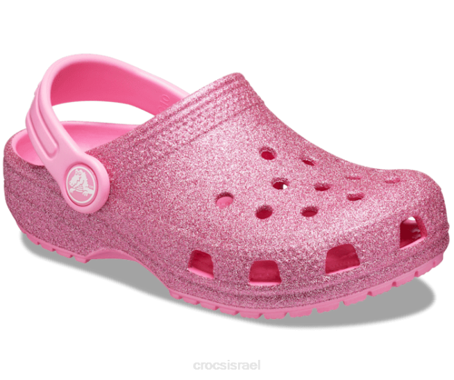 נעליים il Crocs ילדים גוש נצנצים קלאסי לימונדה ורודה 2DZ4594