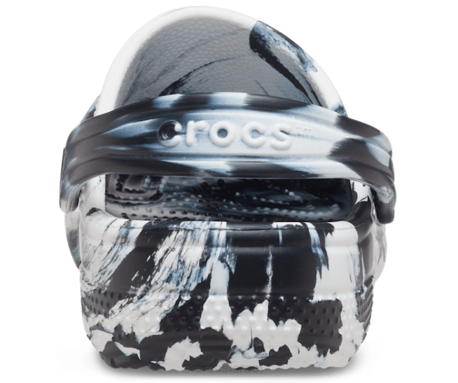 נעליים il Crocs ילדים קבקב שיש קלאסי לבן שחור 2DZ4597