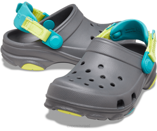נעליים il Crocs ילדים סתימה לכל השטח אפור צפחה 2DZ4601
