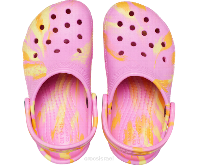 נעליים il Crocs ילדים קבקב שיש קלאסי טפי ורוד/מולטי 2DZ4608