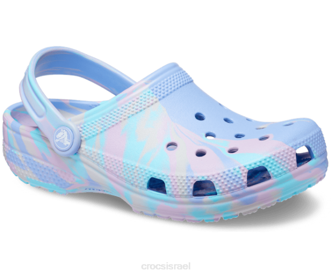 נעליים il Crocs ילדים קבקב שיש קלאסי ג'לי ירח/מולטי 2DZ4610