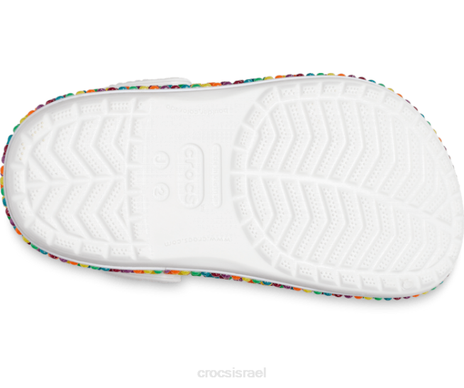 נעליים il Crocs ילדים להקת אבני חן לבן 2DZ4612