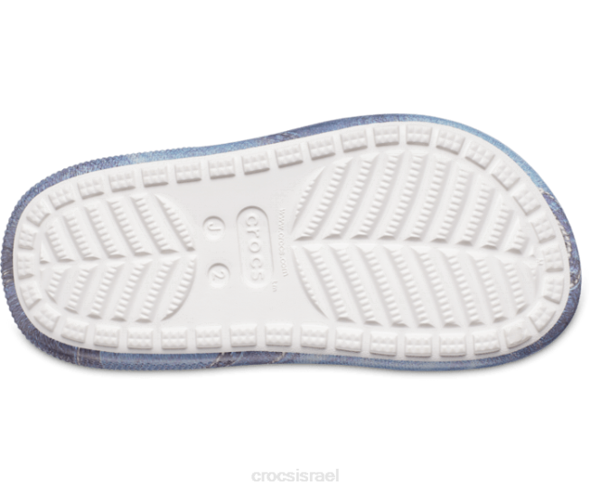 נעליים il Crocs ילדים קבקב ג'ינס חמוד קראש לבן/רב 2DZ4614